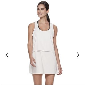 Nike White Reversible Layered Fit Cover Up Dress NEW